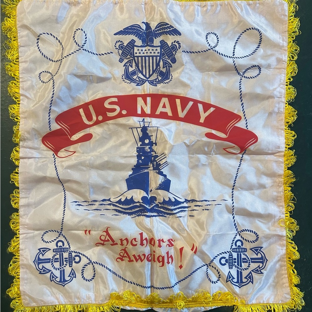 U.S. Navy Decorative pillow cover.
